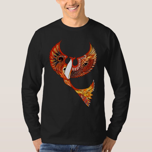 Phoenix Fitted Long Sleeve T-Shirt (Front)