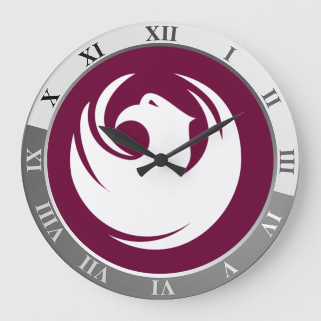 Phoenix flag Large Clock (Front)