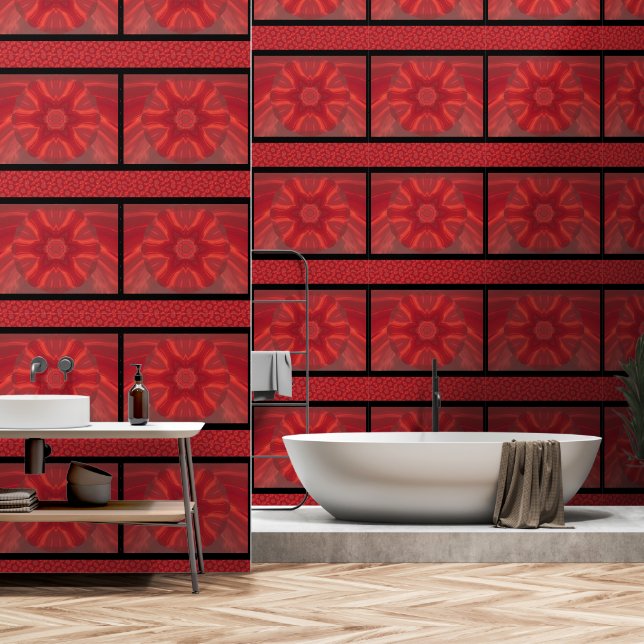 Phoenix Flower 2 Wallpaper (Bathroom)