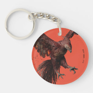 Phoenix Flying Graphic Key Ring