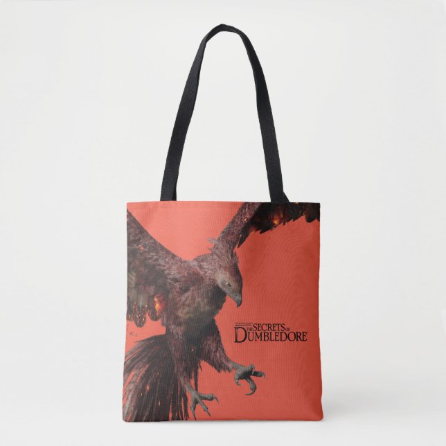 Phoenix Flying Graphic Tote Bag (Front)