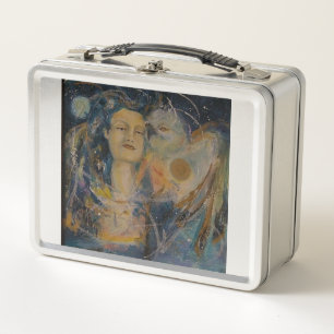 Phoenix Goddess Maureen Girard Universe Metal Lunch Box