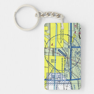 Phoenix Goodyear Airport chart / taxi diagram Key Ring