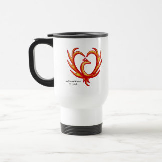 Phoenix Heart, MeWarriorWoman on Twitch Travel Mug