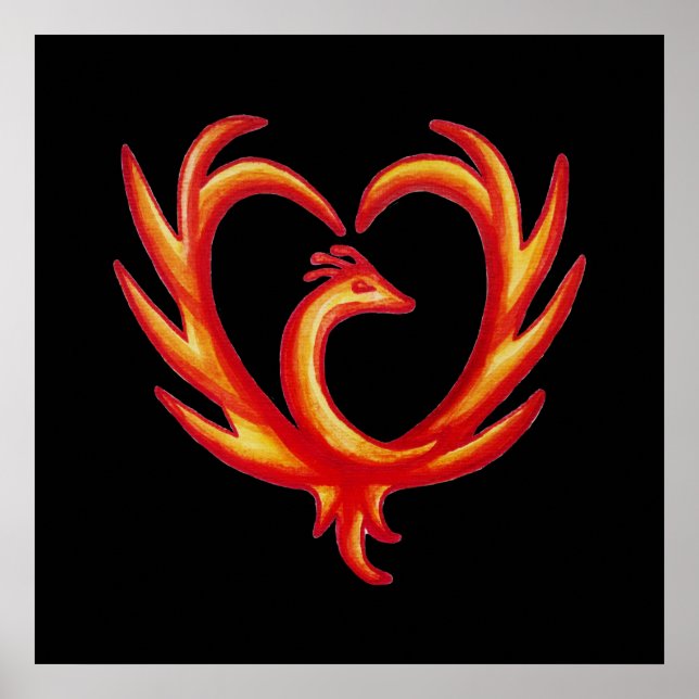 Phoenix Heart Poster (Front)