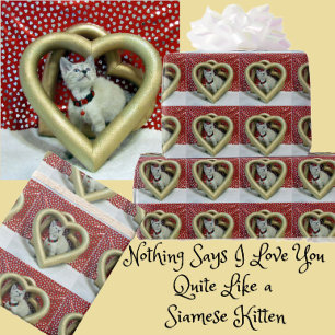 Phoenix Hearts For You Wrapping Paper (Valentine)