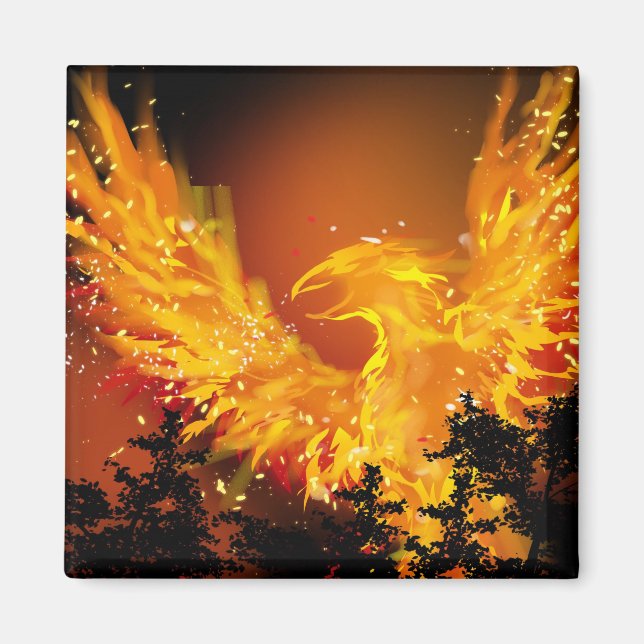 Phoenix in Flight Magnet (Front)