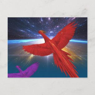 Phoenix In Space Postcard