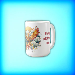 Phoenix in the Clouds Happy Mother's Day Coffee Mug