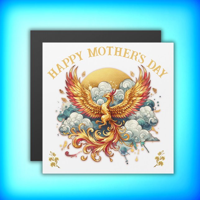 Phoenix in the Clouds Mother's Day | Magnetic Card (Creator Uploaded)