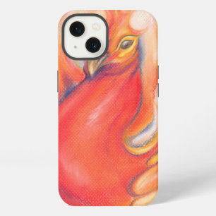 Phoenix in the Flames Pastel Art iPhone 13 Case