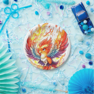 Phoenix Kids Birthday Paper Plate