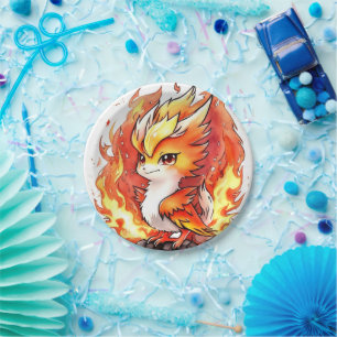 Phoenix Kids Birthday Paper Plate