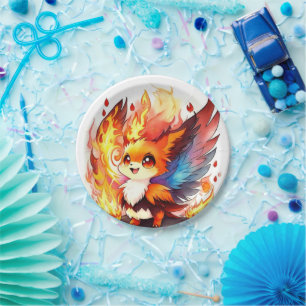 Phoenix Kids Birthday Paper Plate