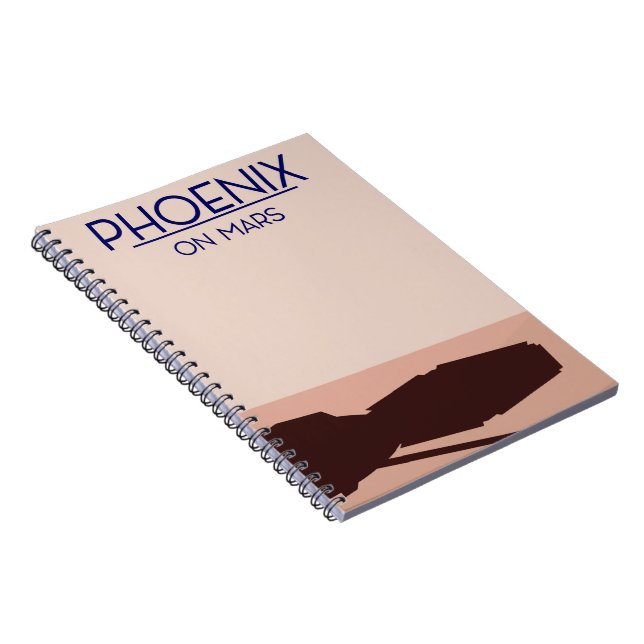Phoenix lander on Mars. Notebook (Right Side)
