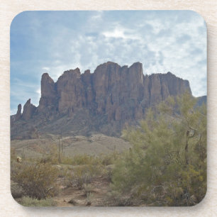 Phoenix Landscape Superstition Mountains Arizona Coaster