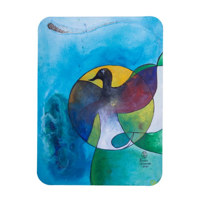 Phoenix Magnet (Vertical)