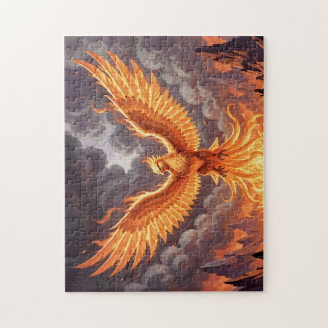 Phoenix Majestique Jigsaw Puzzle (Vertical)