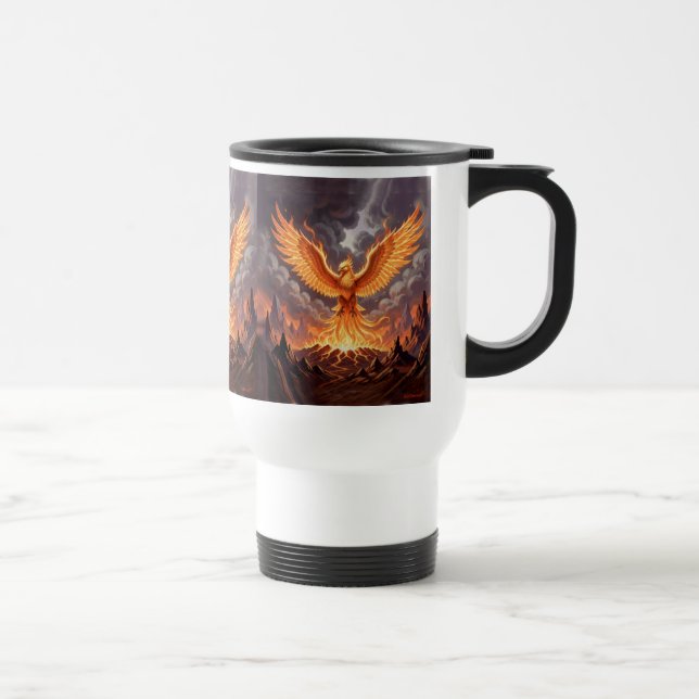 Phoenix Majestique Travel Mug (Right)
