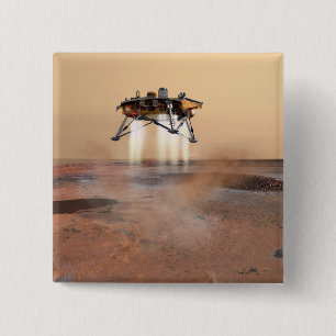 Phoenix Mars Lander 15 Cm Square Badge