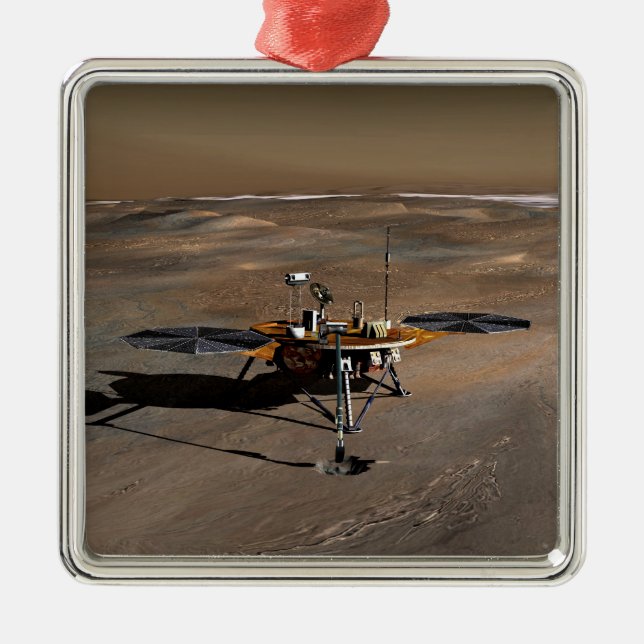 Phoenix Mars Lander 2 Metal Tree Decoration (Front)