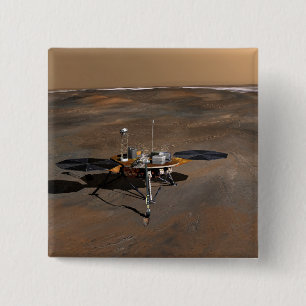 Phoenix Mars Lander 3 15 Cm Square Badge