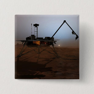 Phoenix Mars Lander 4 15 Cm Square Badge