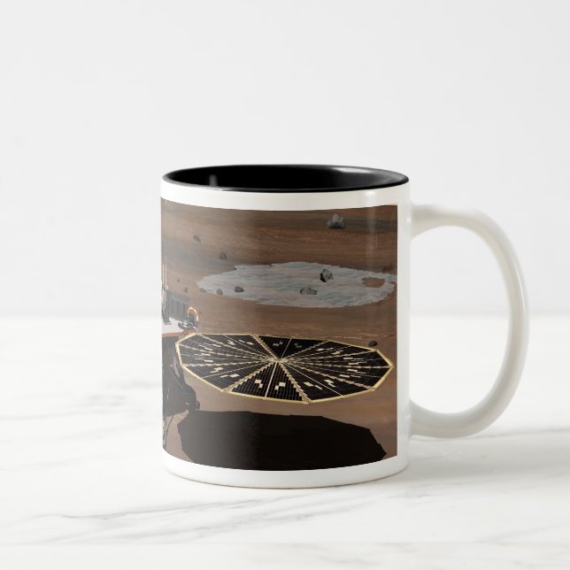 Phoenix Mars Lander 5 Two-Tone Coffee Mug (Right)