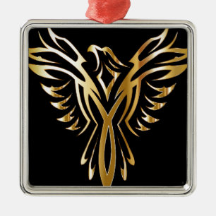 phoenix- metal tree decoration