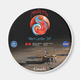 Phoenix Mission Patch CSA Magnet
