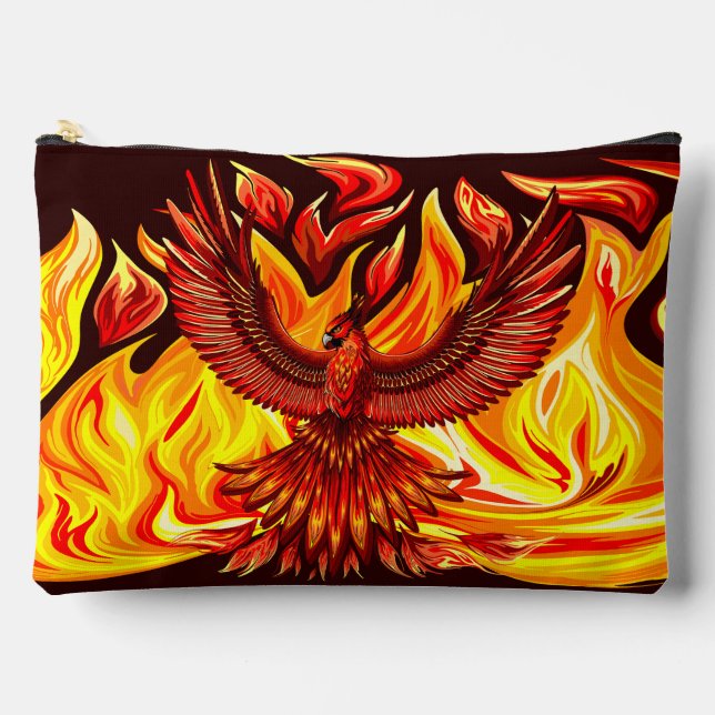 Phoenix mythological immortal Creature Accessory Pouch (Front)