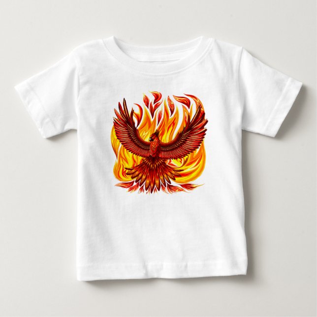 Phoenix mythological immortal Creature Baby T-Shirt (Front)