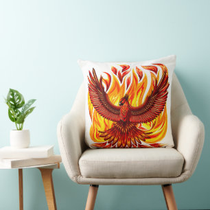 Phoenix mythological immortal Creature Cushion