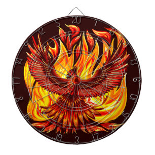 Phoenix mythological immortal Creature Dartboard
