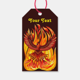 Phoenix mythological immortal Creature Gift Tags