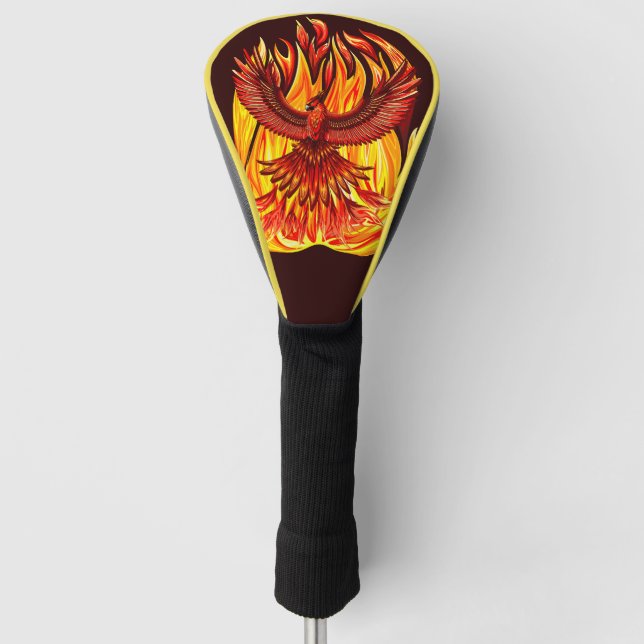 Phoenix mythological immortal Creature Golf Head Cover (Front)