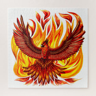 Phoenix mythological immortal Creature Jigsaw Puzzle