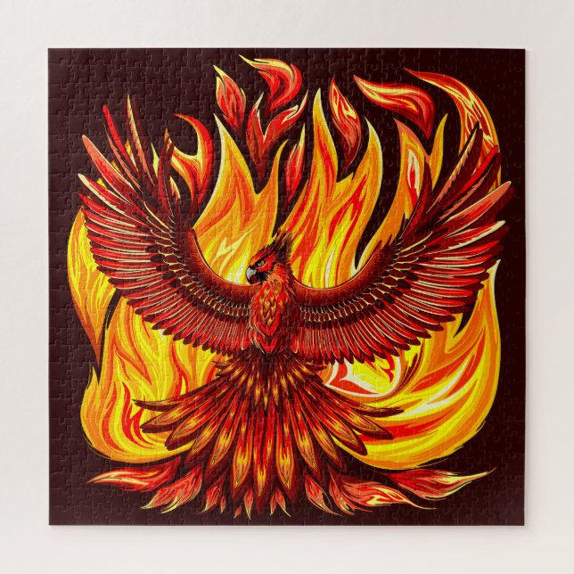 Phoenix mythological immortal Creature Jigsaw Puzzle (Vertical)