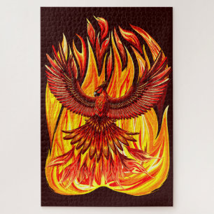 Phoenix mythological immortal Creature Jigsaw Puzzle