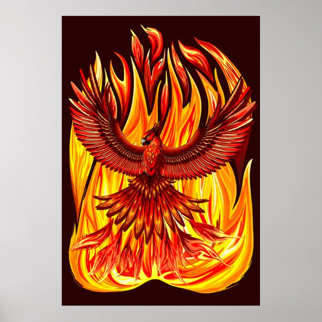 Phoenix mythological immortal Creature Poster (Front)