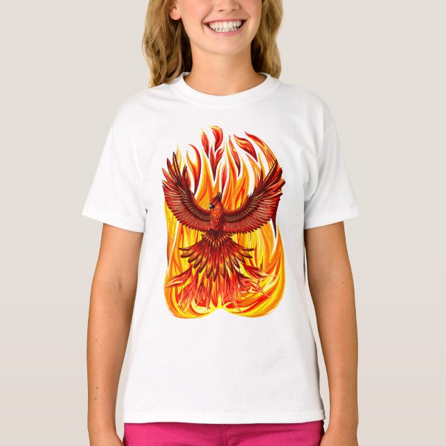 Phoenix mythological immortal Creature T-Shirt (Front)