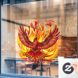 Phoenix mythological immortal Creature Window Cling