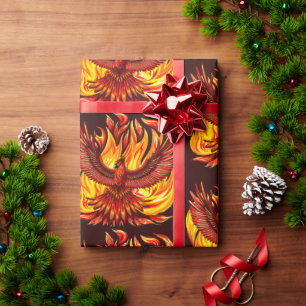 Phoenix mythological immortal Creature Wrapping Paper