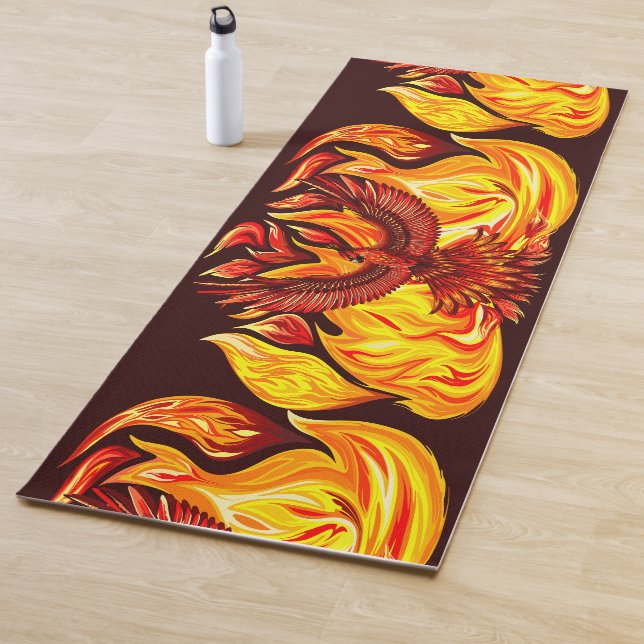Phoenix mythological immortal Creature Yoga Mat (In Situ)