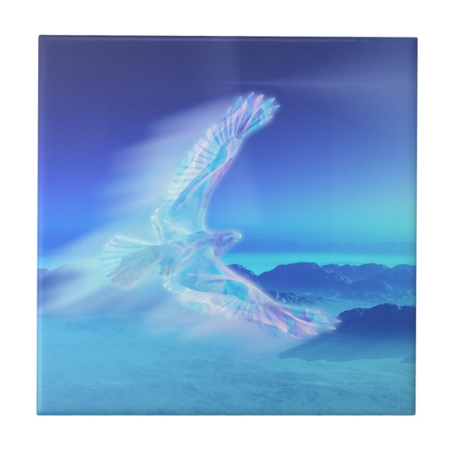 Phoenix of the North Decorative Tile (Front)