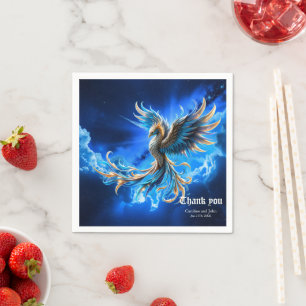 Phoenix of the Sapphire Dawn  Napkin