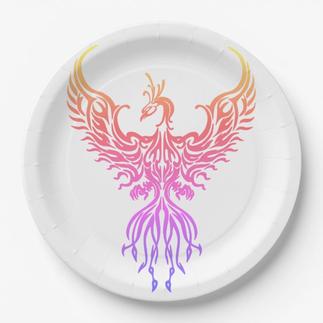 Phoenix Paper Plate (Front)