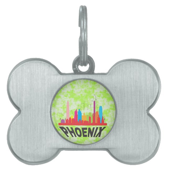 Phoenix Pet Name Tag (Front)