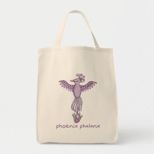 Phoenix Phalanx Grocery Tote Bag (Front)