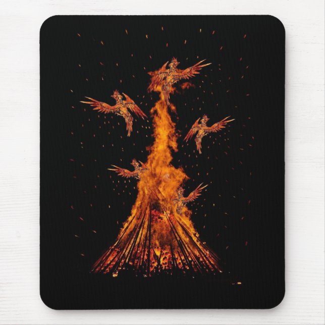 Phoenix Rebirth Mouse Mat (Front)